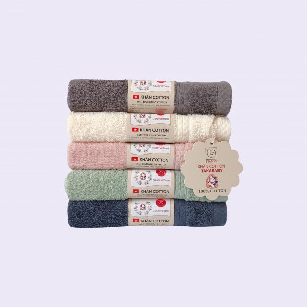 Khăn mặt cotton TAKABABY/004 - KT 30x30cm